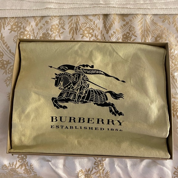 Burberry Runway Suede Patchwork Printed Boots - Picture 12 of 12